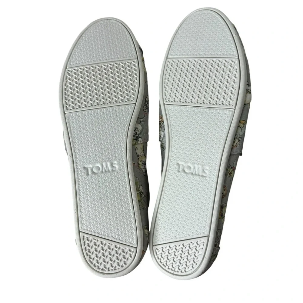 Toms x Disney The Seven Dwarfs Classic Slip-On Shoes Grey 10